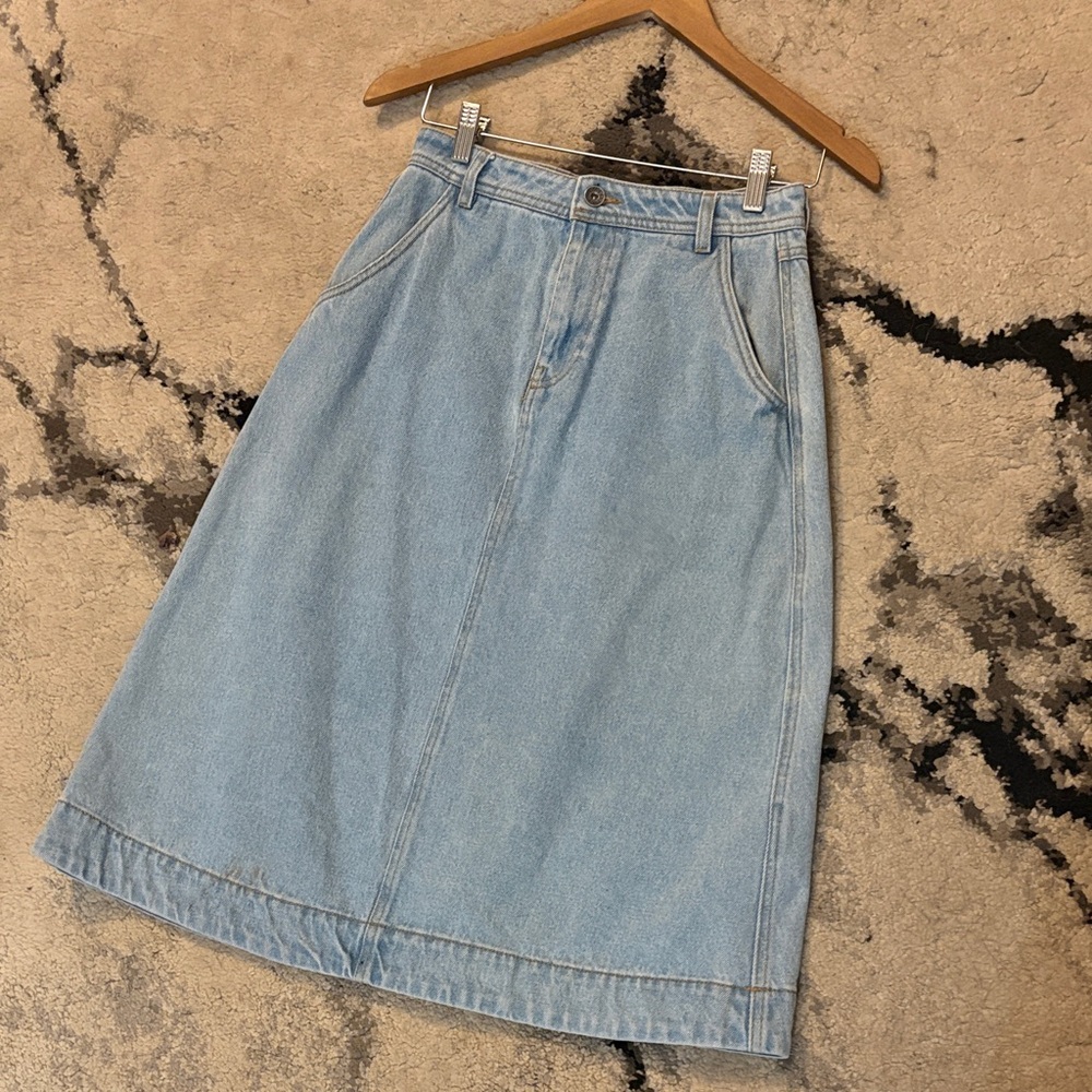 Vero Moda Light Blue A-Line Skirt